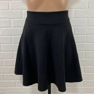 Soprano black high waisted skater skirt